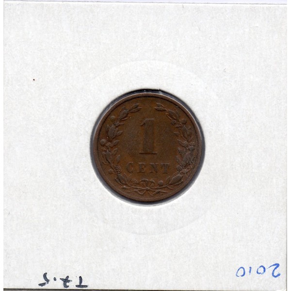 Pays Bas 1 cent 1900 TTB, KM 107 pièce de monnaie