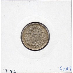 Pays Bas 25 cents 1940 TTB, KM 164 pièce de monnaie