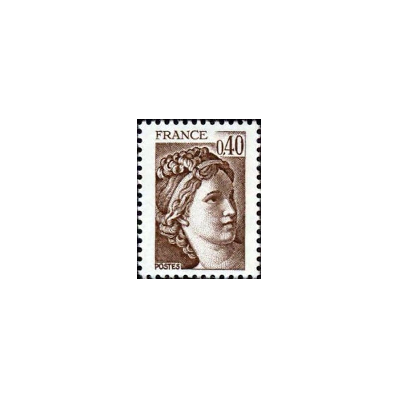 Timbre Yvert No 2118 type Sabine 0.40ct