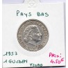 Pays Bas 1 Gulden 1957 TTB, KM 184 pièce de monnaie