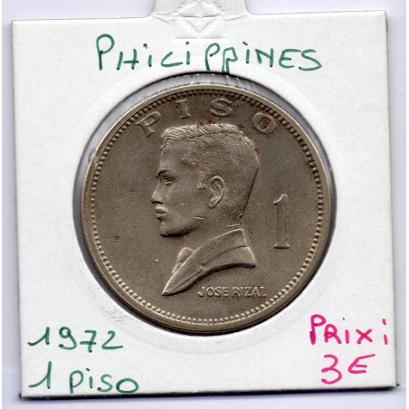 Philippines 1 piso 1972 Sup, KM 203 pièce de monnaie