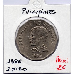 Philippines 2 piso 1985 Sup, KM 244 pièce de monnaie