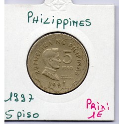 Philippines 5 piso 1997 TTB, KM 272 pièce de monnaie