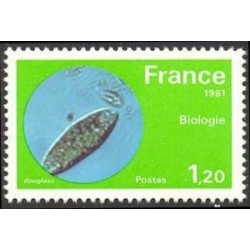Timbre Yvert No 2127 Grandes réalisations, Biologie, micro-organisme en évolution