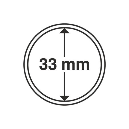 capsules diamètre 33 mm