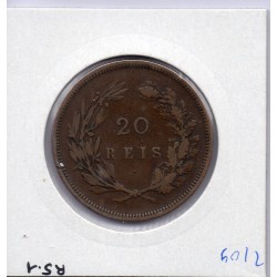Portugal 20 reis 1892 TB, KM 533 pièce de monnaie