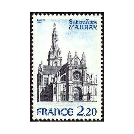 Timbre Yvert No 2134 Basilique de Sainte Anne d' Auray