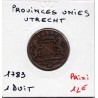 Provinces Unies Utrecht 1 Duit 1783 TB, KM 91 pièce de monnaie