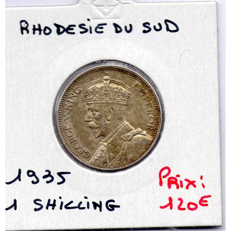 Rhodésie du sud 1 Shilling 1935 Sup+, KM 3 pièce de monnaie