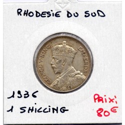 Rhodésie du sud 1 Shilling 1936 Sup, KM 3 pièce de monnaie