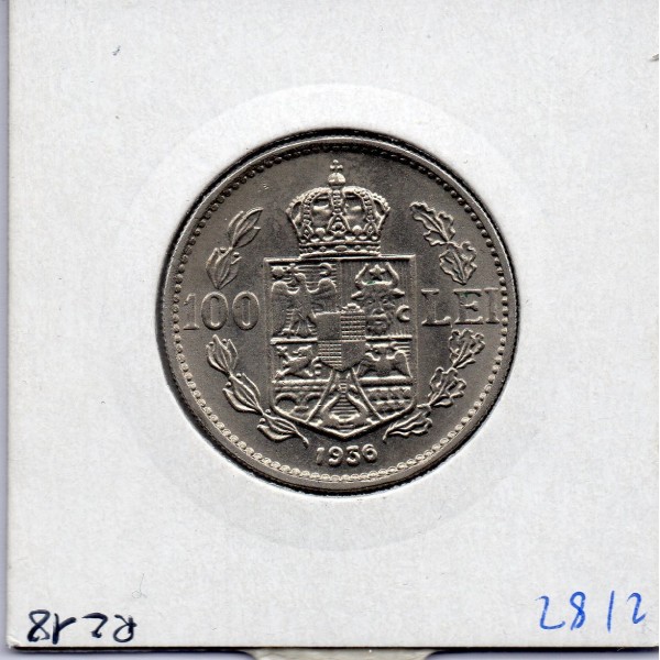 Roumanie 100 lei 1936 Spl, KM 54 pièce de monnaie