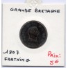 Grande Bretagne Farthing 1807 TTB, KM 661 pièce de monnaie