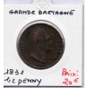 Grande Bretagne 1/2 Penny 1831 TTB, KM 706 pièce de monnaie