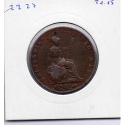 Grande Bretagne 1/2 Penny 1844 B+, KM 726 pièce de monnaie