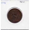 Grande Bretagne 1/2 Penny 1861 TTB+, KM 748 pièce de monnaie