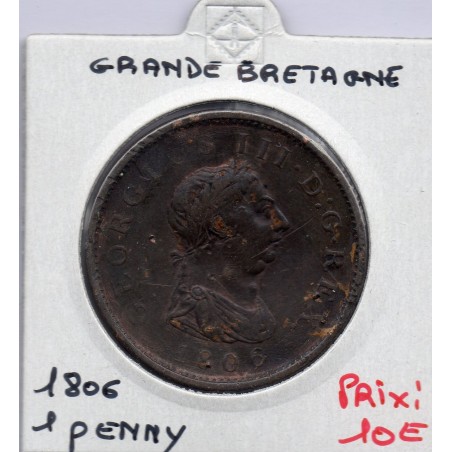 Grande Bretagne Penny 1806 TTB+, KM 663 pièce de monnaie