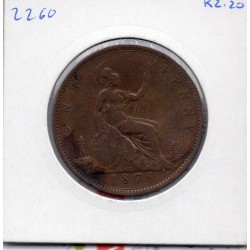 Grande Bretagne Penny 1878 TTB-, KM 755 pièce de monnaie
