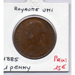 Grande Bretagne Penny 1885 TTB-, KM 755 pièce de monnaie