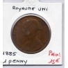 Grande Bretagne Penny 1885 TTB-, KM 755 pièce de monnaie