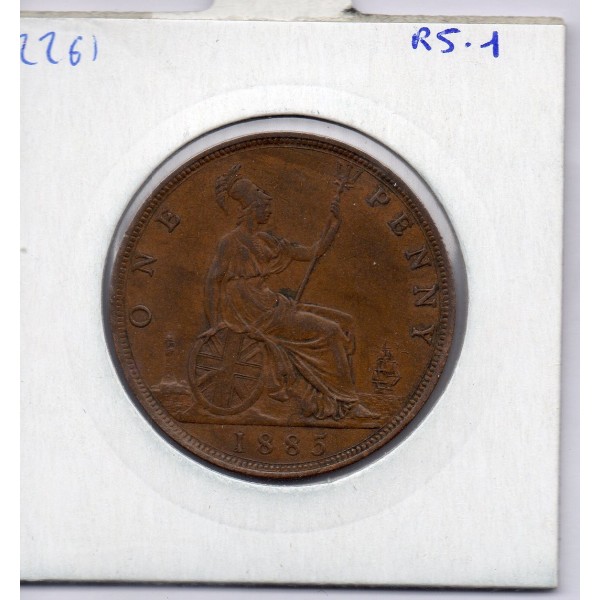 Grande Bretagne Penny 1885 TTB-, KM 755 pièce de monnaie