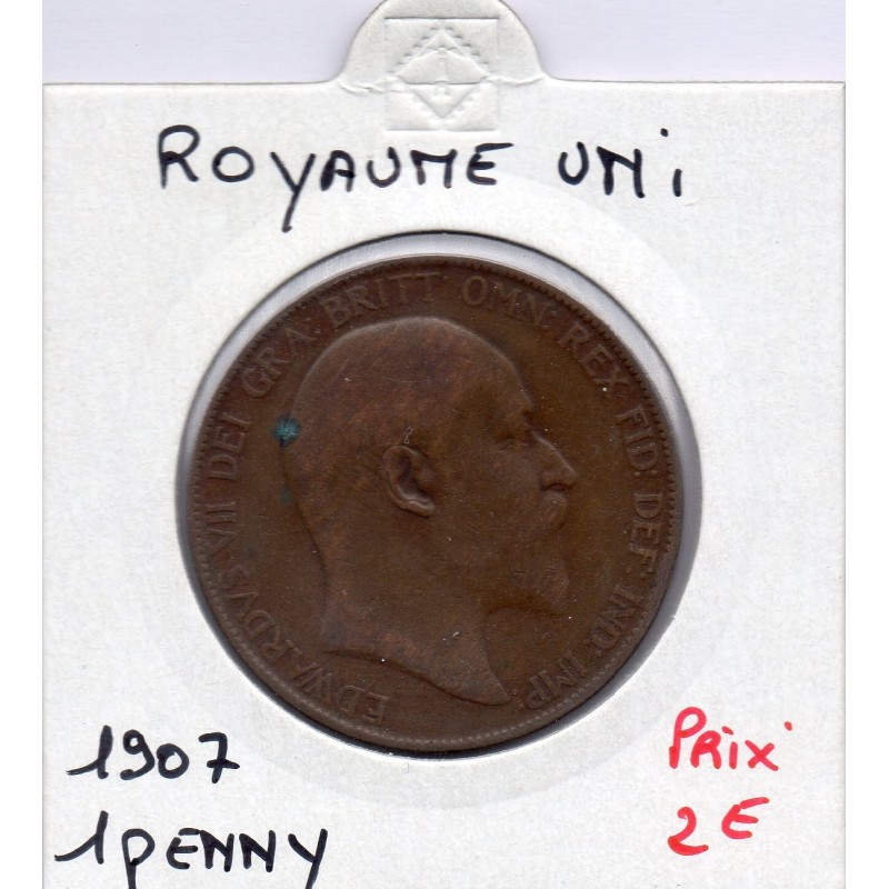 Grande Bretagne Penny 1907 TB+, KM 794 pièce de monnaie