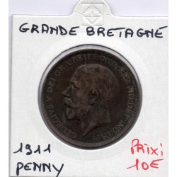 Grande Bretagne Penny 1911 TTB, KM 810 pièce de monnaie
