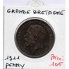 Grande Bretagne Penny 1911 TTB, KM 810 pièce de monnaie