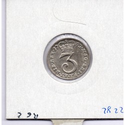 Grande Bretagne 3 pence 1763 TTB+, KM 591 pièce de monnaie