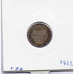 Grande Bretagne 3 pence 1873 Sup-, KM 730 pièce de monnaie