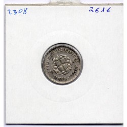 Grande Bretagne 3 pence 1942 TTB, KM 848 pièce de monnaie