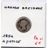 Grande Bretagne 4 pence 1854 B, KM 731  pièce de monnaie