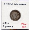 Grande Bretagne 6 pence 1871 B+, KM 751  pièce de monnaie