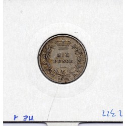 Grande Bretagne 6 pence 1874 TTB, KM 751 pièce de monnaie