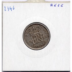 Grande Bretagne 6 pence 1946 TTB, KM 852 pièce de monnaie
