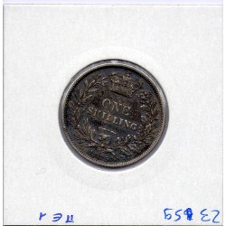 Grande Bretagne 1 shilling 1871 TTB+, KM 734 pièce de monnaie