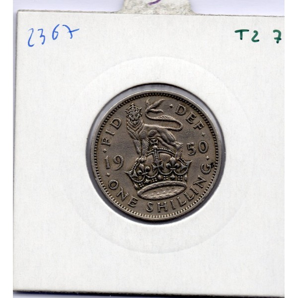 Grande Bretagne 1 shilling 1948 TTB, KM 863 pièce de monnaie