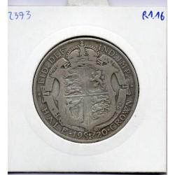 Grande Bretagne 1/2 crown 1920 B, KM 818.1a pièce de monnaie