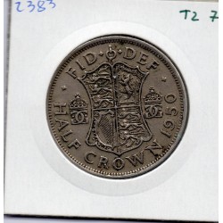 Grande Bretagne 1/2 crown 1950 TTB, KM 879 pièce de monnaie