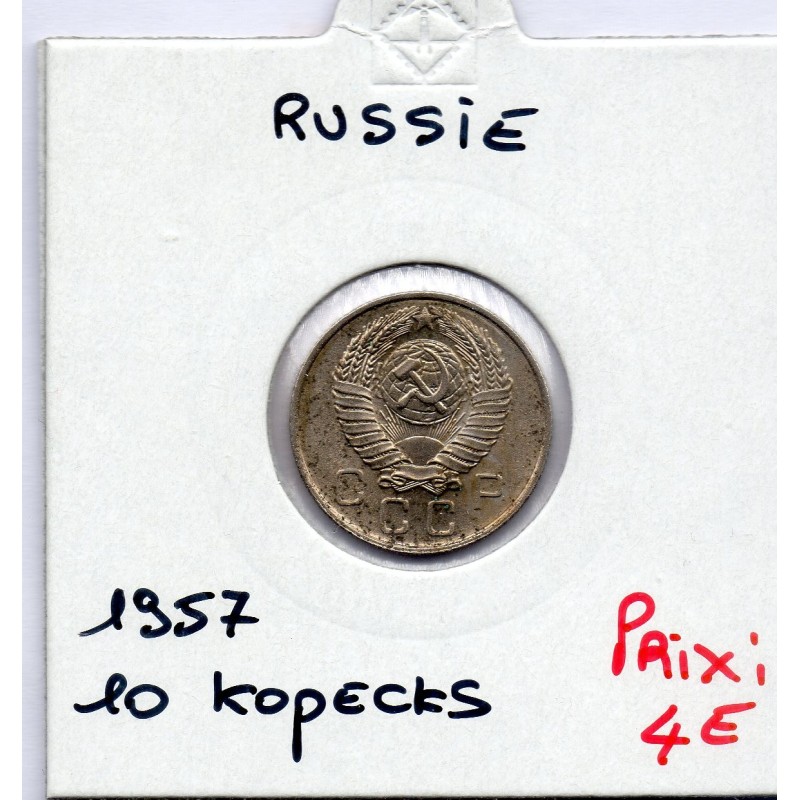 Russie 10 Kopecks 1957 Sup, KM Y123 pièce de monnaie