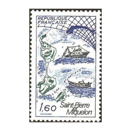 Timbre Yvert No 2193 Série touristique St Pierre et Miquelon