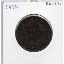 Sarawak 1 cent 1863 TTB, KM 3 pièce de monnaie