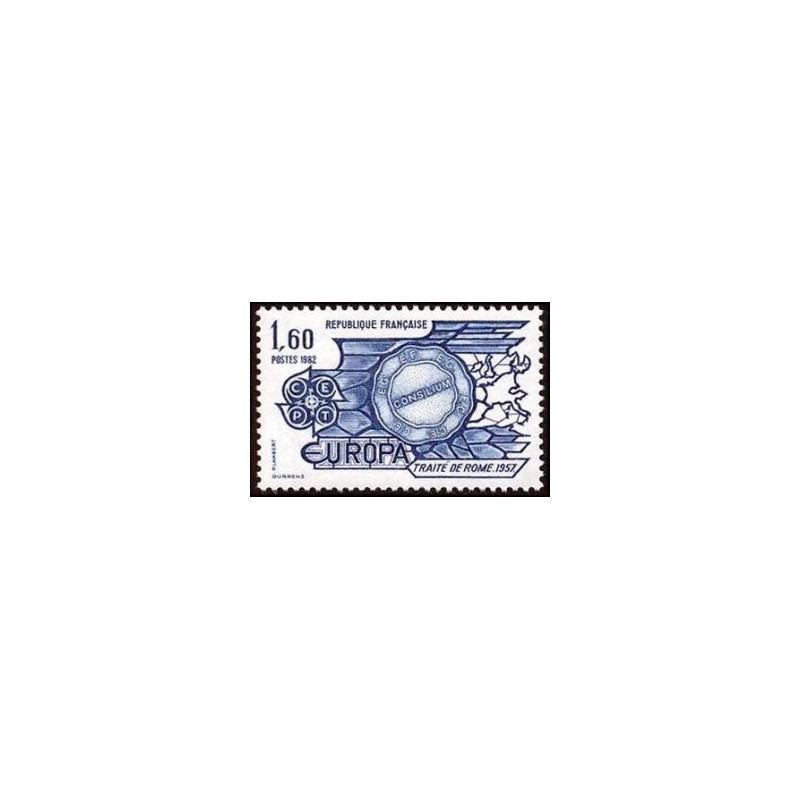 Timbre Yvert No 2207 Europa, traité de Rome de 1957