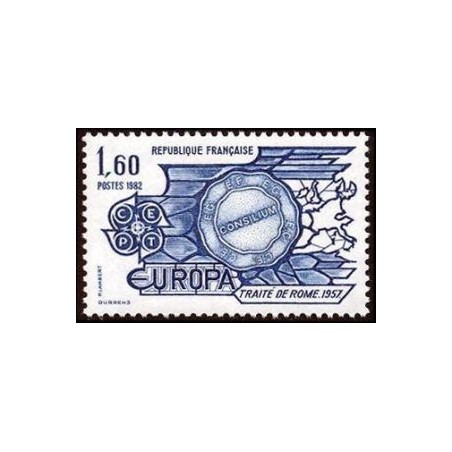 Timbre Yvert No 2207 Europa, traité de Rome de 1957