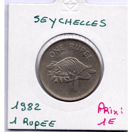 Seychelles 1 rupee 1982 Sup, KM 50 pièce de monnaie