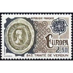 Timbre Yvert No 2208 Europa, Traité de Verdun