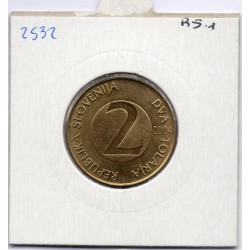 Slovénie 2 Tolarja 2004 Spl, KM 5 pièce de monnaie