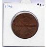 Suède 1/2 Skilling 1824 TTB-, KM 596 pièce de monnaie