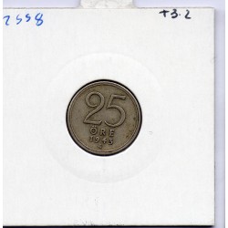 Suède 25 Ore 1943 TTB, KM 816 pièce de monnaie