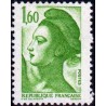 Timbre Yvert No 2219 Type marianne Liberté 1.60f vert