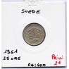 Suède 25 Ore 1961 Sup, KM 824 pièce de monnaie
